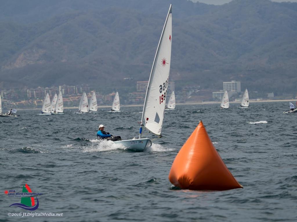 Race 7 winner Manami Doi (JPN)  - Day 4, 2016 Laser Radial World Championships, Mexico © JLDigitalMedia http://jldigitalmedia.zenfolio.com/